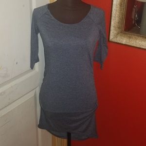 (2 for $10)Size M gray midi dress